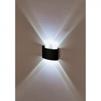 Светильник спот настенный светодиодный LED 4x1W 4200K Черный 220V IP54 IL.0014.0001-4 BK черный
