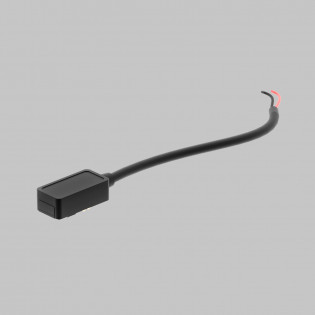 Токоподвод для ультратонкого магнитного шинопровода 48В кабель 0.5м, Черный IL.0007.3007 BK