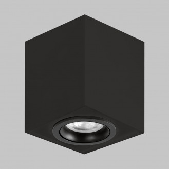 Светильник GU10 1*50W потолочный спот Черный IL.0005.2500-BK