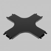 X - соединитель для ультратонкого магнитного шинопровода 48В, Черный IL.0007.3004 BK