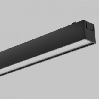 Светильник линейный рассеянного света для ультратонкого магнитного шинопровода 48В 40Вт, Черный IL.0007.1103-40-BK