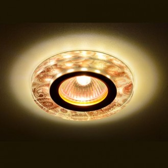 Светильник MR16+LED встраиваемый G/Multicolor 35Вт+LED 3Вт IL.0026.3409