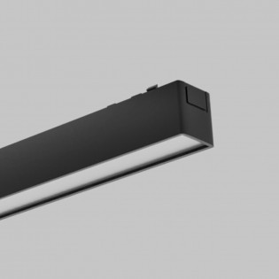 Светильник линейный рассеянного света для ультратонкого магнитного шинопровода 48В 20Вт, Черный IL.0007.1103-20-BK