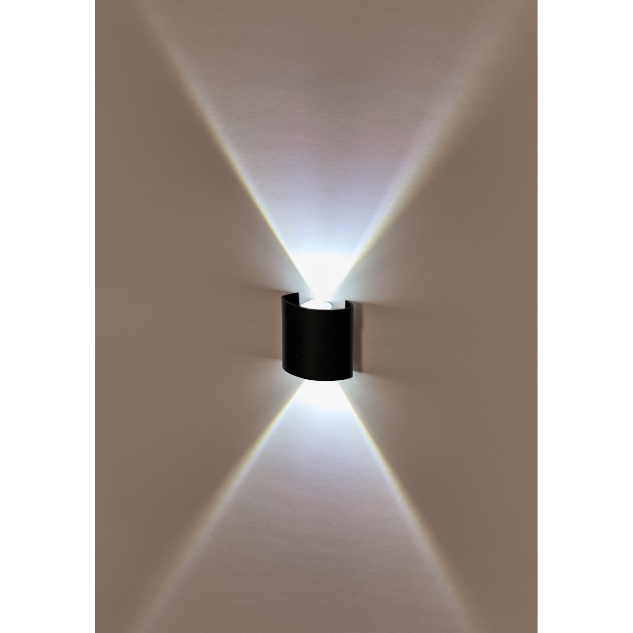 Светильник настенный LED 2x1W 4200K Черный 220V IP54 IL.0014.0001-2 BK