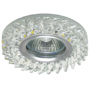 Светильник MR16+LED встраиваемый AL/CLEAR 35Вт+LED 3Вт IL.0026.0103