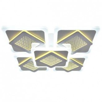 Люстра светодиодная потолочная (светильник светодиодный) LED 130W, пульт ДУ, 3D, Tuya Smart PLC-8006-590