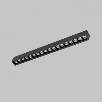 Светильник линейный направленного света для ультратонкого магнитного шинопровода 48В 16Вт, Черный IL.0007.1104-16-BK