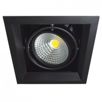 Светильник встраиваемый карданный светодиодный LED 1*20W BK IL.0006.2100 черный